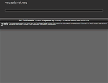 Tablet Screenshot of gallery.vegaplanet.org